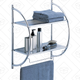 Organize It All 2-Tier Shelf with Towel Bars, $12